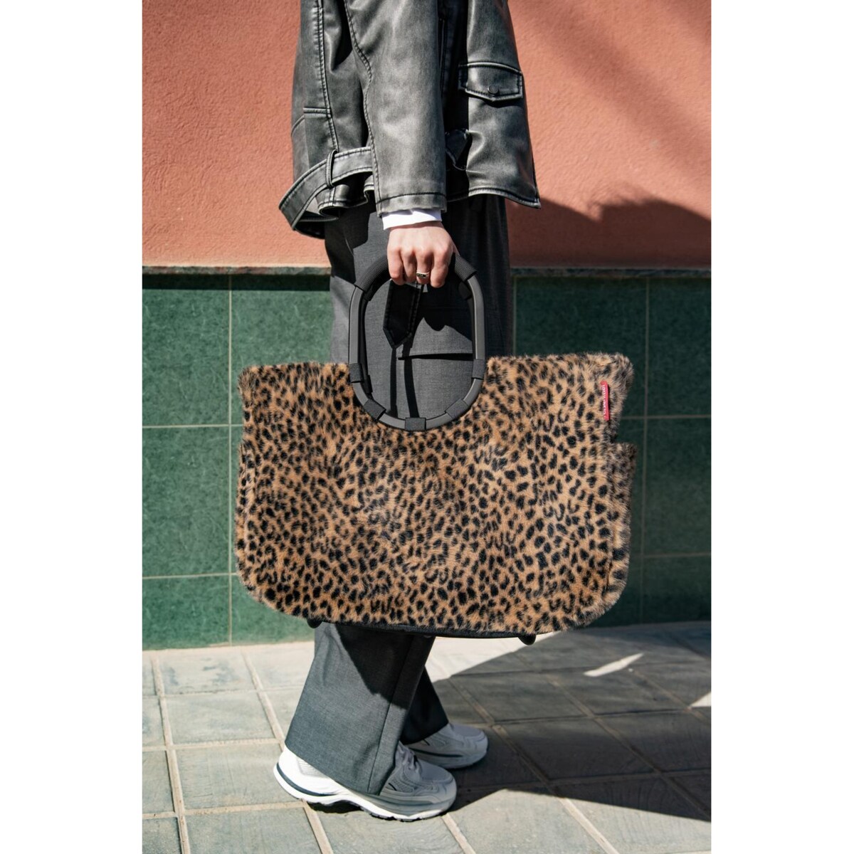 Torba LOOPSHOPPER L, leo fake fur