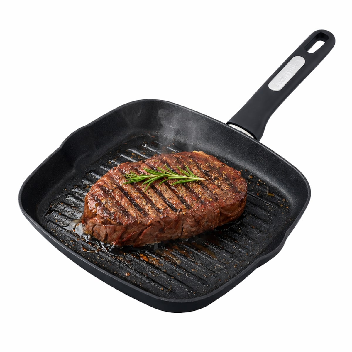 Patelnia grillowa z powłoką ILAG indukcja KAMILLE