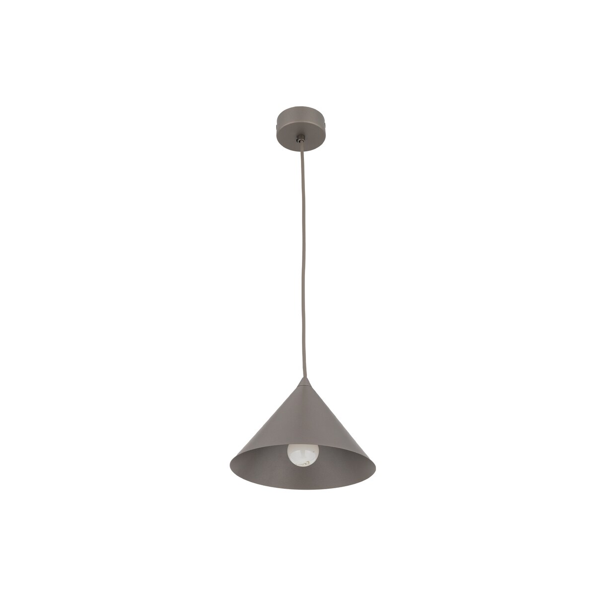 Lampa wisząca loftowa TK Lighting CONO S New Brown E27 regulowana wysokość brązowa do salonu kuchni jadalni