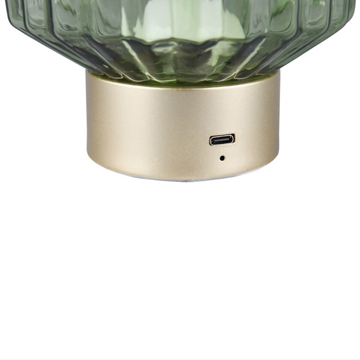 Szklana lampka nocna Lord R57761115 RL Light LED 2W 3000K złota zielona