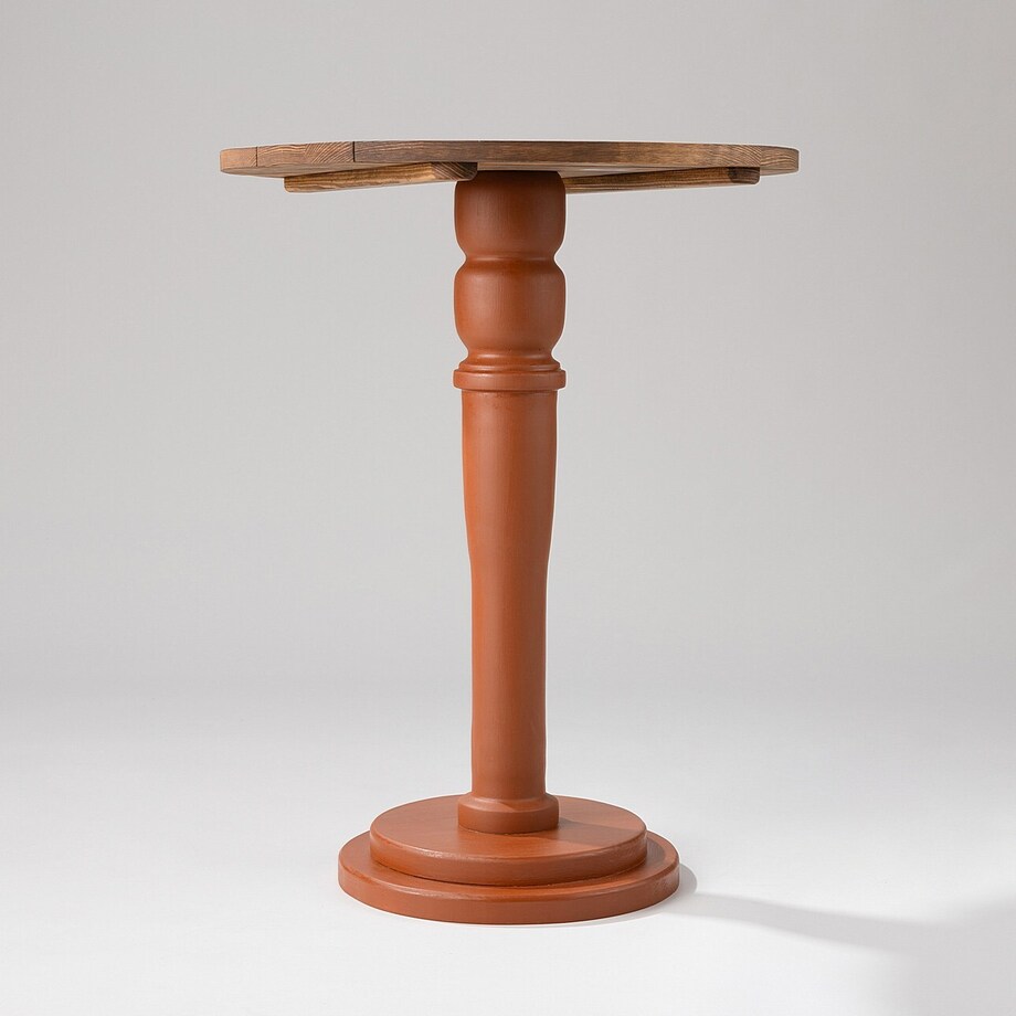 Stolik kawowy Elina Terakota 60x79 cm, 60x79 cm