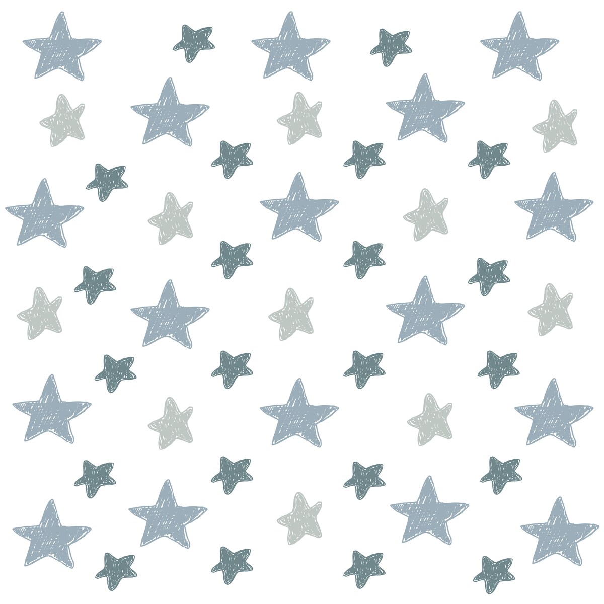 Naklejki Ścienne Do Pokoju Dziecka GWIAZDKI Gwiazdeczki Komiks ZESTAW 120x60cm