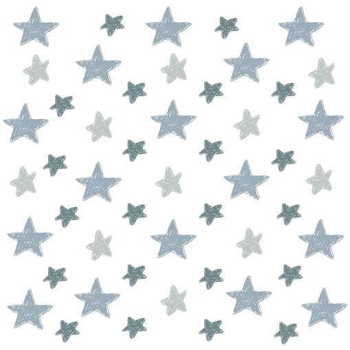 Naklejki Ścienne Do Pokoju Dziecka GWIAZDKI Gwiazdeczki Komiks ZESTAW 120x60cm