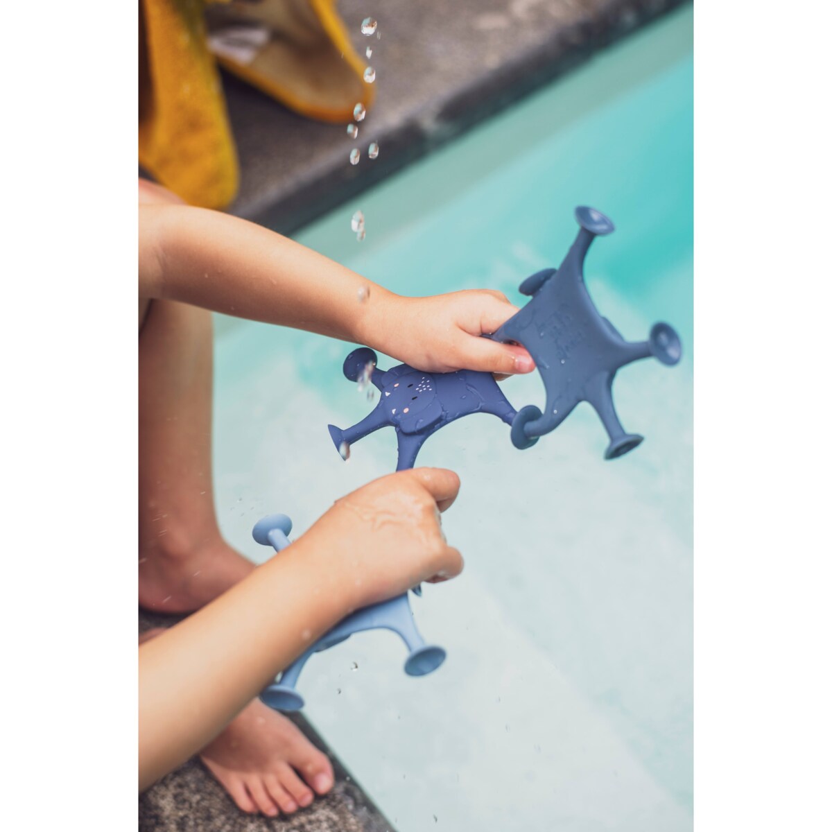 Zabawka do kąpieli - przyssawki rodzina słoni 3 sztuki