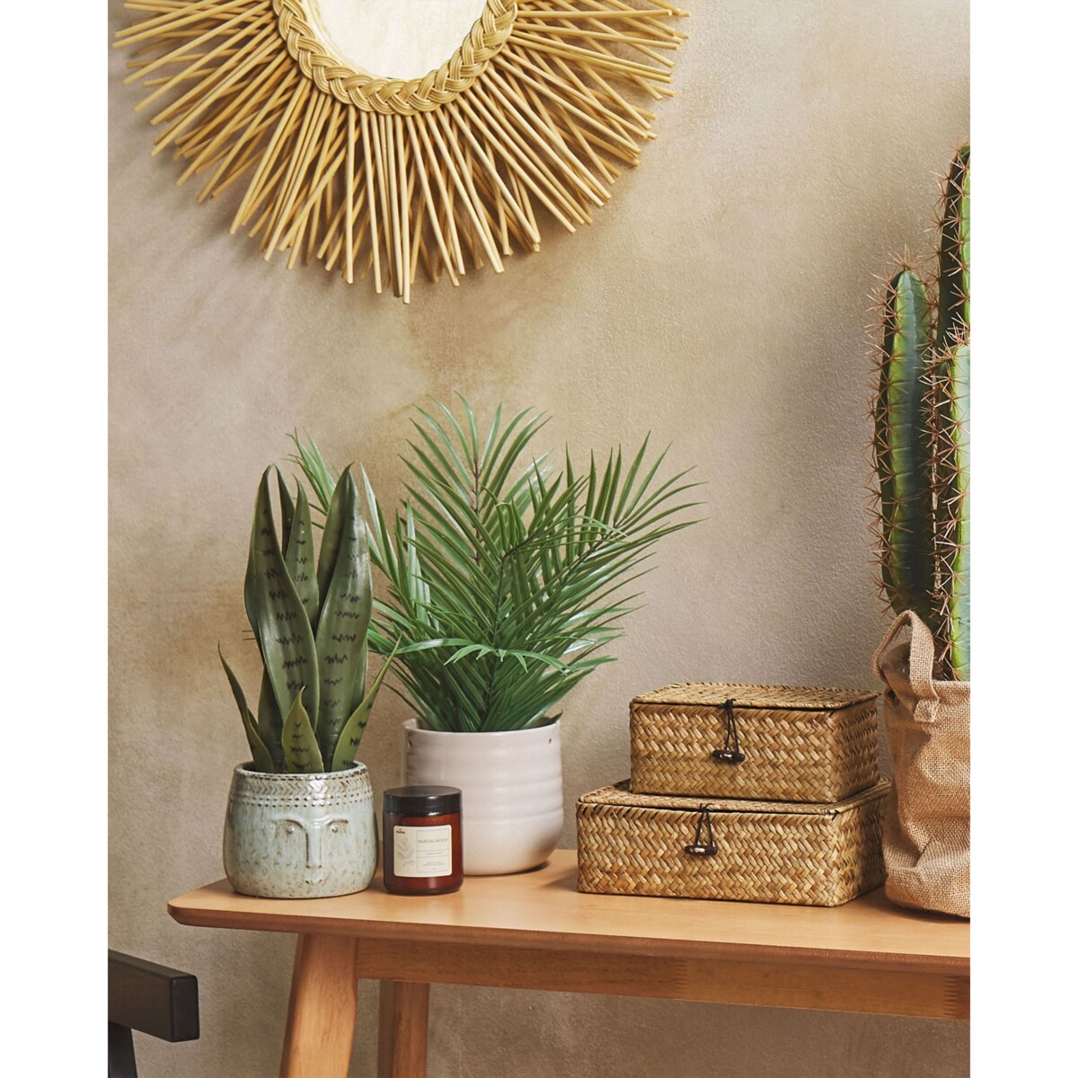 Sztuczna roślina SNAKE PLANT 40 cm Zielony