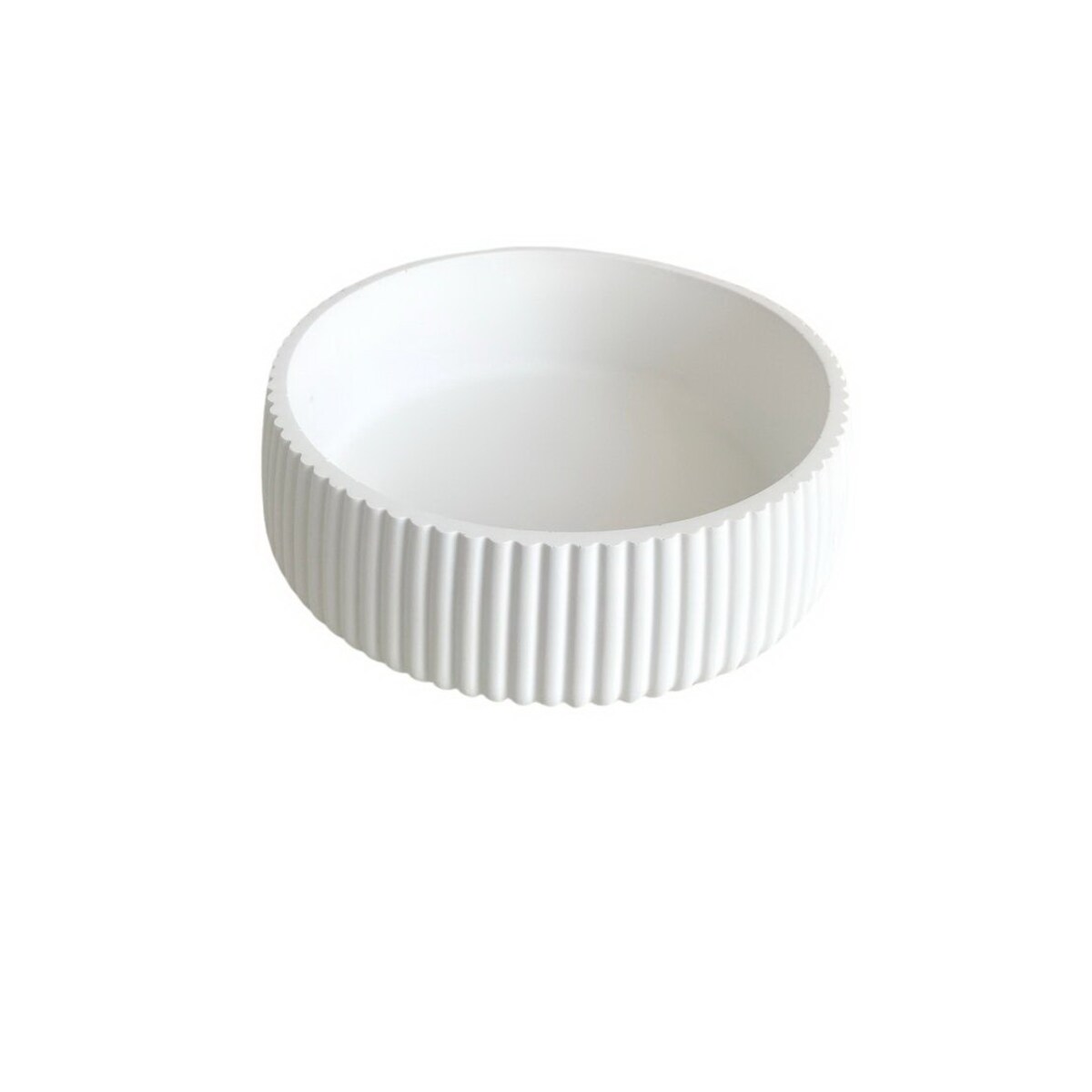 Podstawka/ misa dekoracyjna z gipsu ekologicznego średnica 180mm, wysokość 54mm