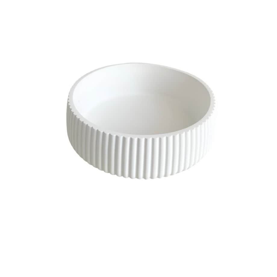 Podstawka/ misa dekoracyjna z gipsu ekologicznego średnica 180mm, wysokość 54mm