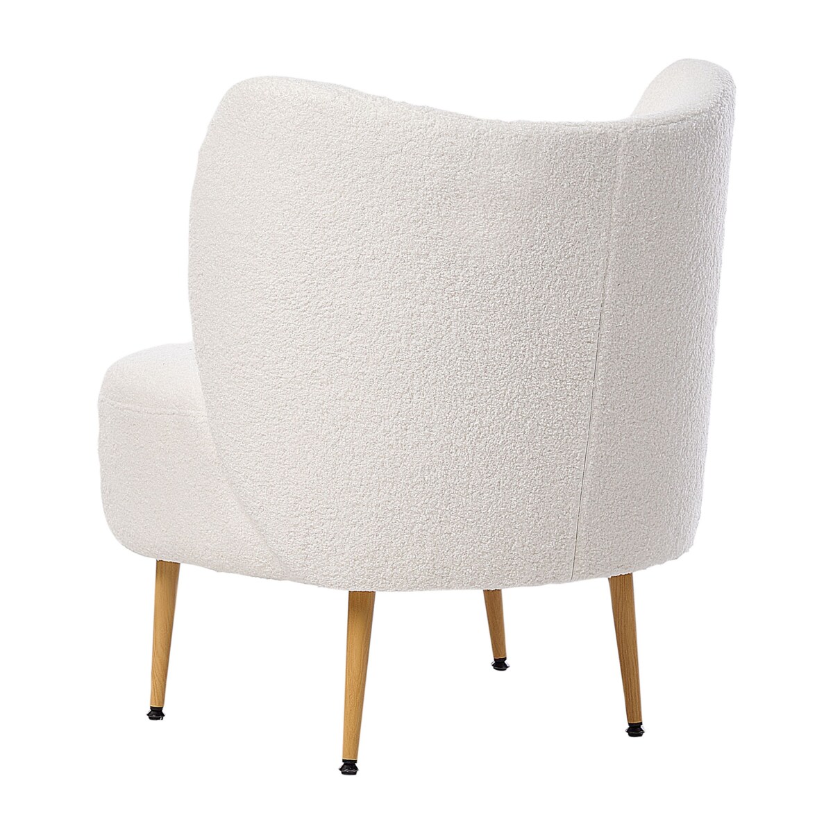 Fotel OTSBY II Z poduszką Boucle Kremowy