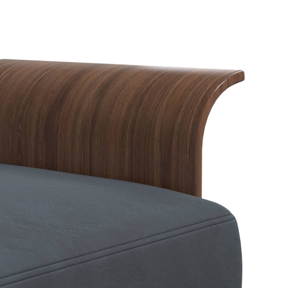 vidaXL Sofa rozkładana L, ciemnoszara, 279x140x70 cm, aksamit