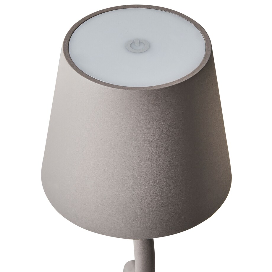 Bezprzewodowa lampa stołowa LED VOUGA Ze ściemniaczem Metal Beżowy