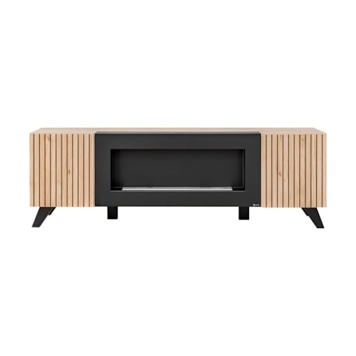 Stolik RTV LIAM 160 hickory jackson z biokominkiem