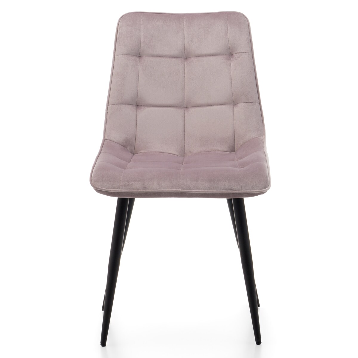 Krzesło tapicerowane welurowe CHIC velvet różowy do salonu jadalni