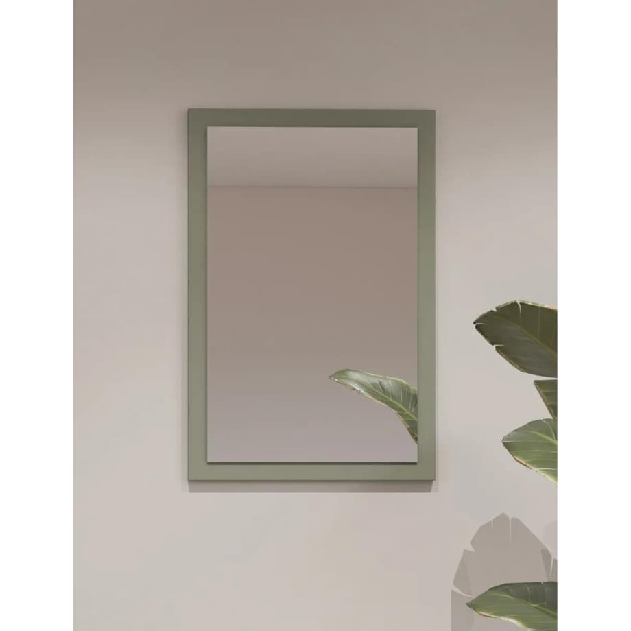 Lustro do przedpokoju CROSS 40x60cm zielone