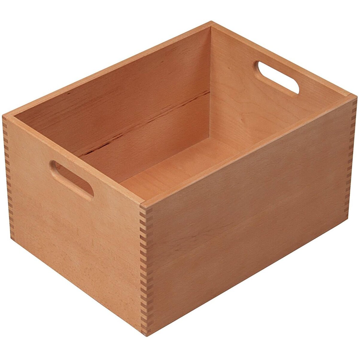 Pojemnik do przechowywania z uchwytami, drewno bukowe, Kesper