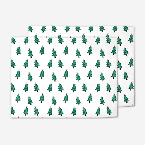 Podkładki świąteczne - Choinki