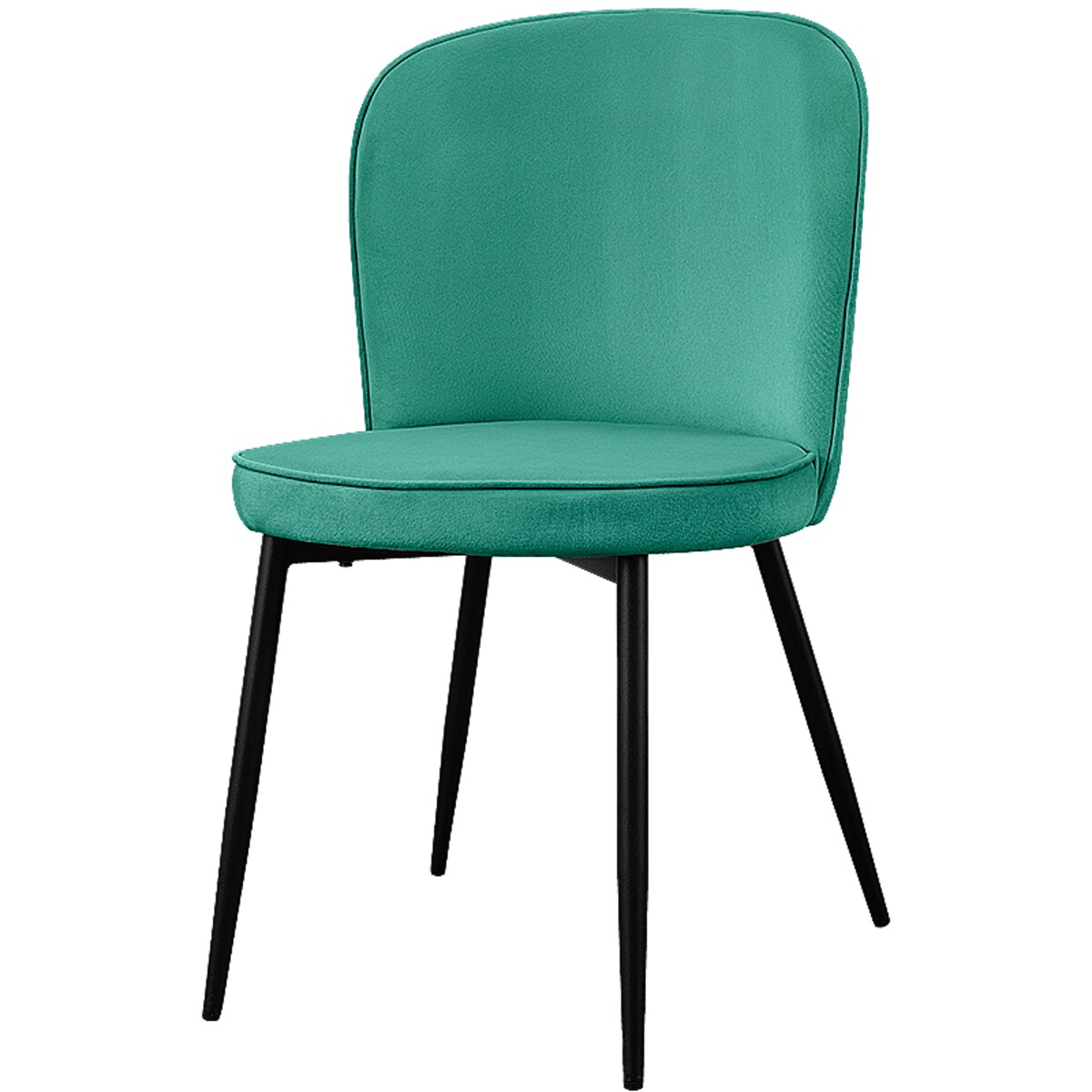 Krzesło tapicerowane do salonu jadalni welurowe wygodne zielone