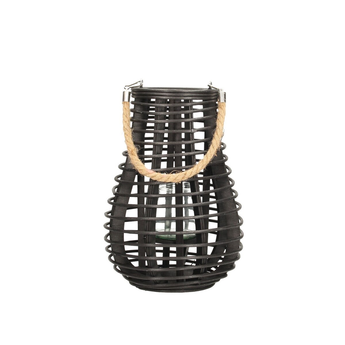 Lampion Vela 33cm black, 23 x 23 x 33 cm