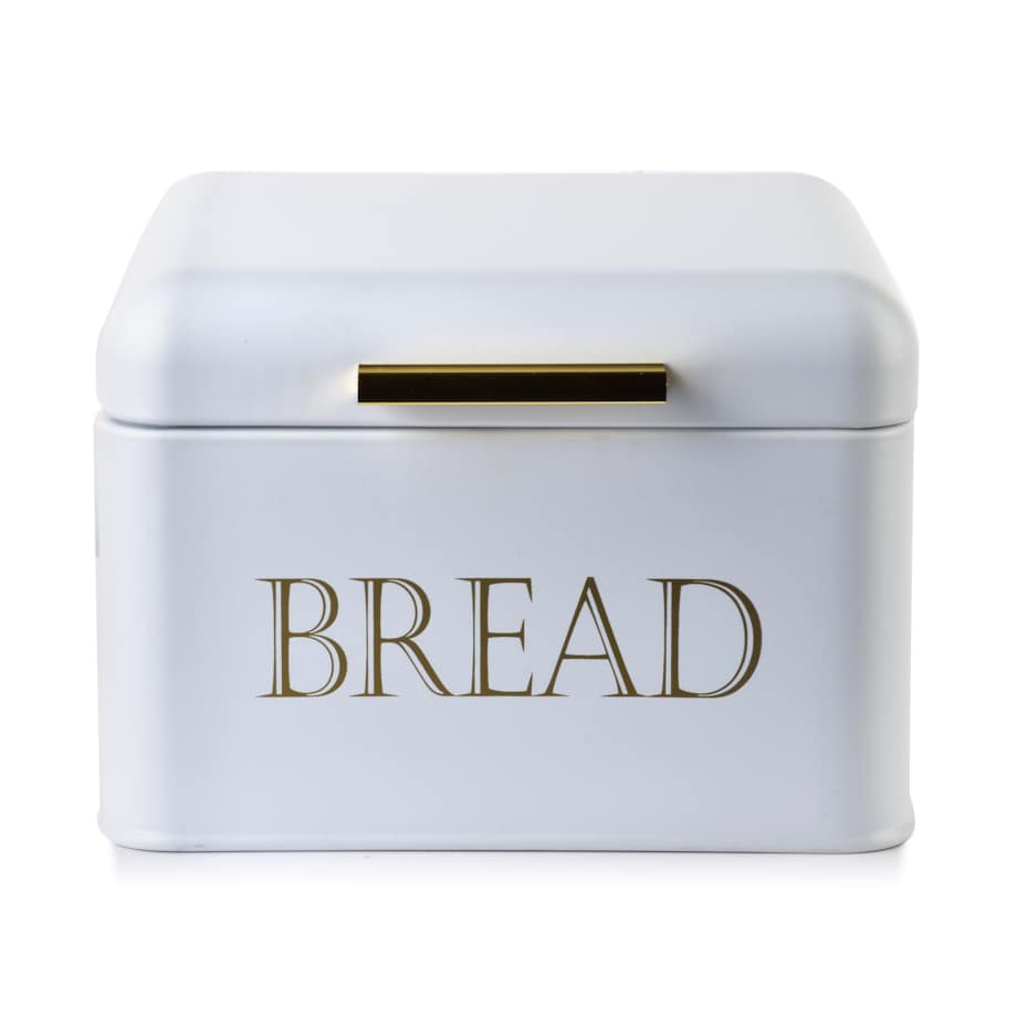 SANDY Chlebak 20x20xh14cm biały COOKINI