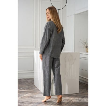 Piżama Coco 2531 Szara Szary, L