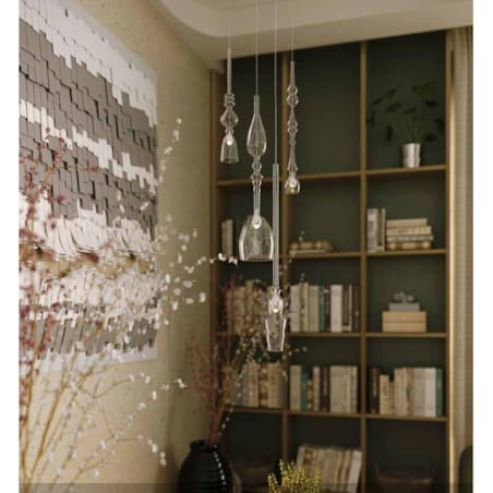 LAMPA wisząca MURANO C P0247 Maxlight szklana OPRAWA zwis LED 3W 3000K sopel przezroczysty