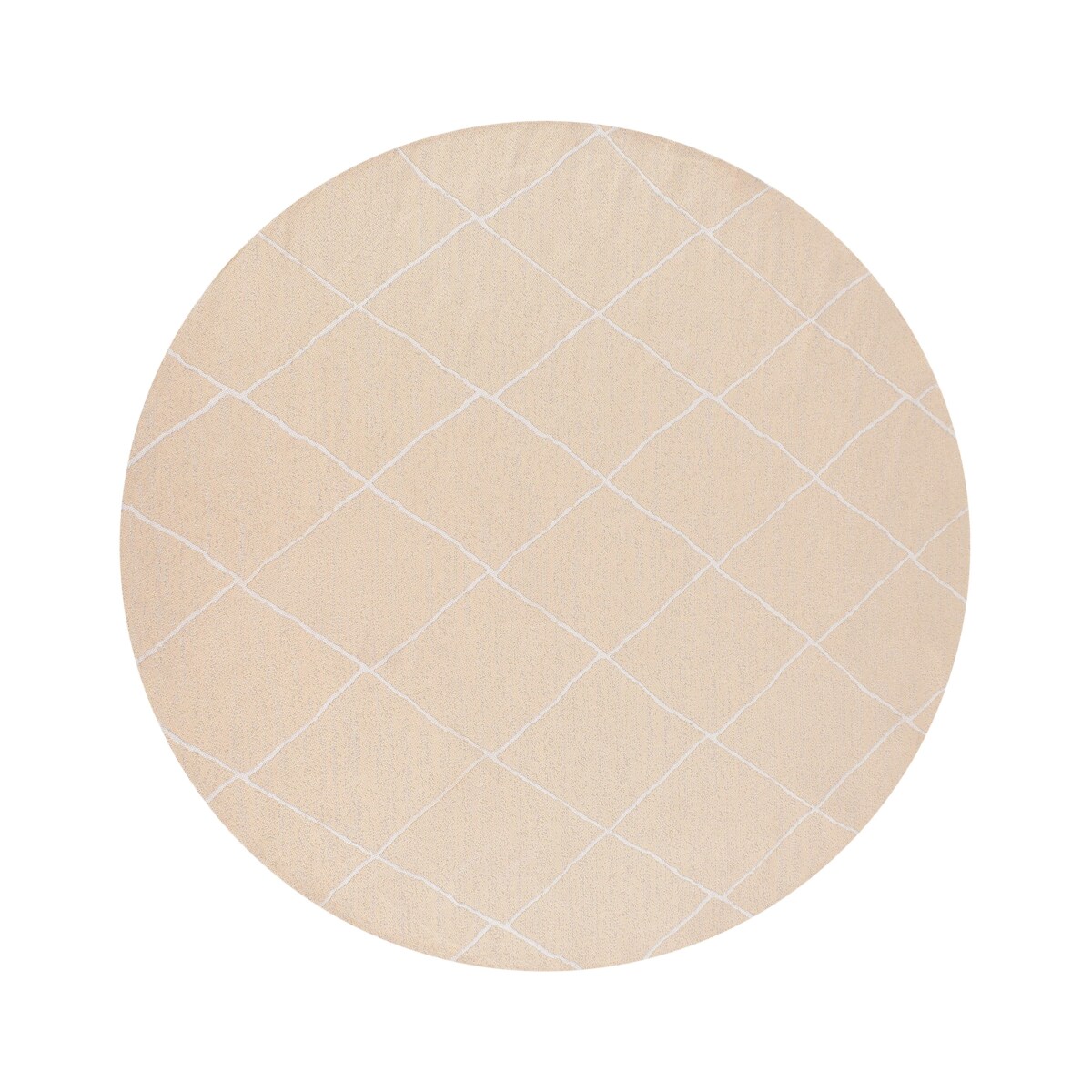 Dywan zewnętrzny GWALIOR Beżowy ø 160 cm