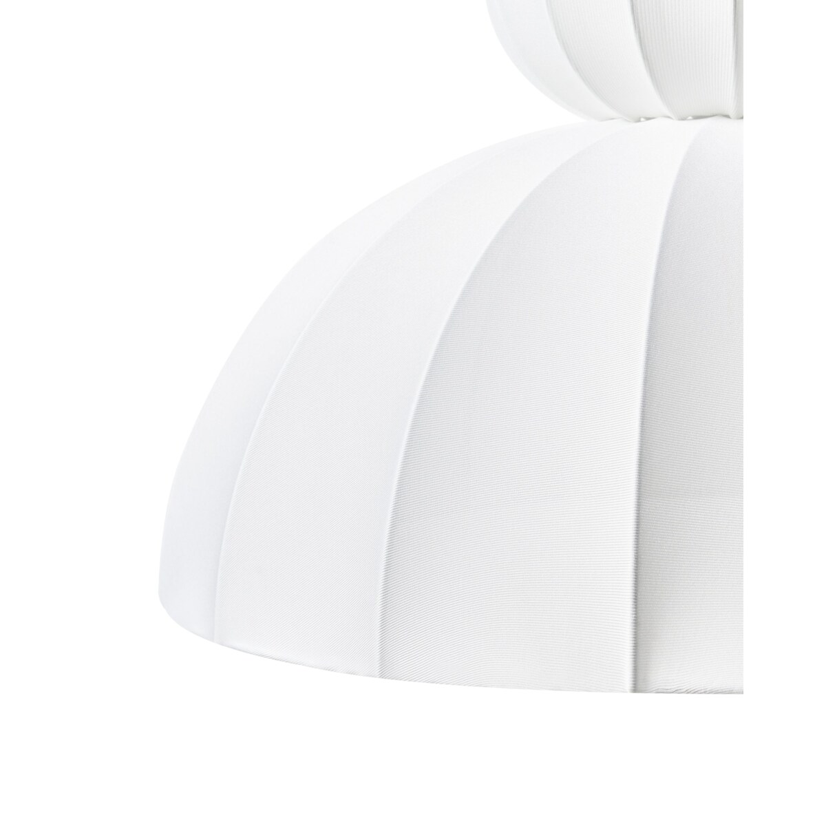 Lampa wisząca GOELETTE Jedwab syntetyczny Biały