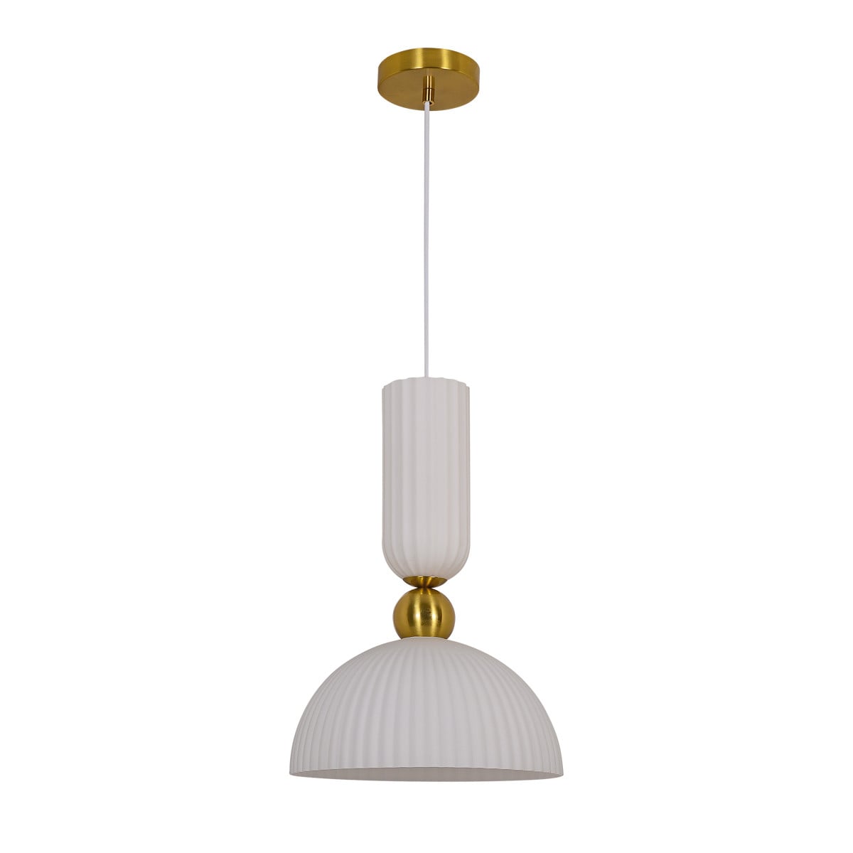 Lampa sufitowa wisząca Light Prestige Piega biały 1 x E27 1 szt.