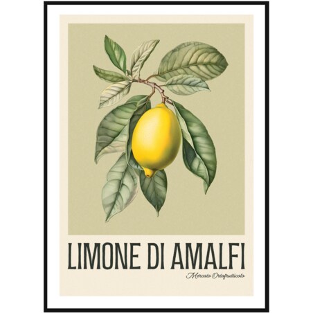 Poster Story, Plakat, Obraz - Toskańska Cytryna, wymiary 30 x 42 cm