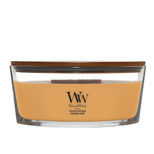 WoodWick świeca Elipsa GOLDEN BOURBON