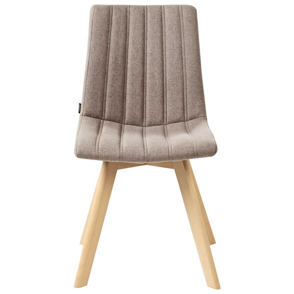 Zestaw 2 krzeseł do jadalni CALGARY II Beżowoszary