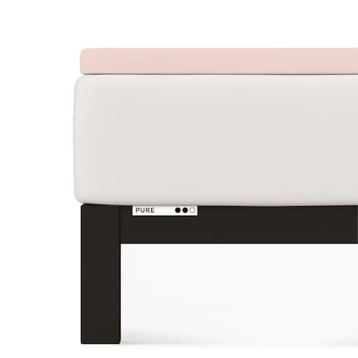 Prześcieradło Topper Schlafgut 180 x 200cm-200 x 220cm Purple Light 334