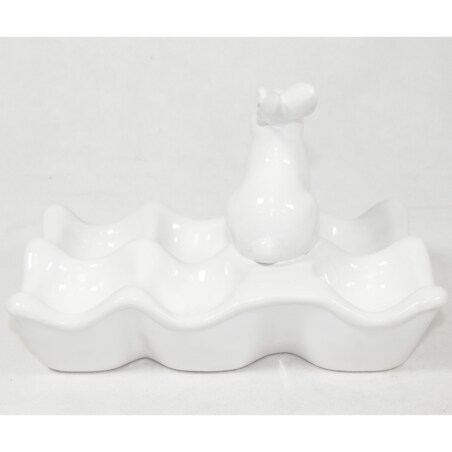 Miseczka na jajka z zajączkiem 13,5x20x12 cm duża