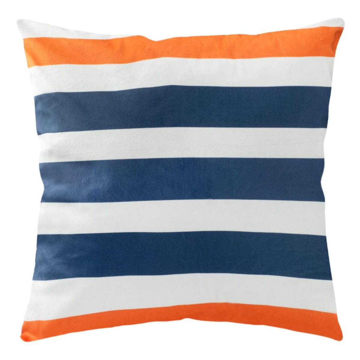 Poszewka dekoracyjna 43x43 biała, pasy poziome