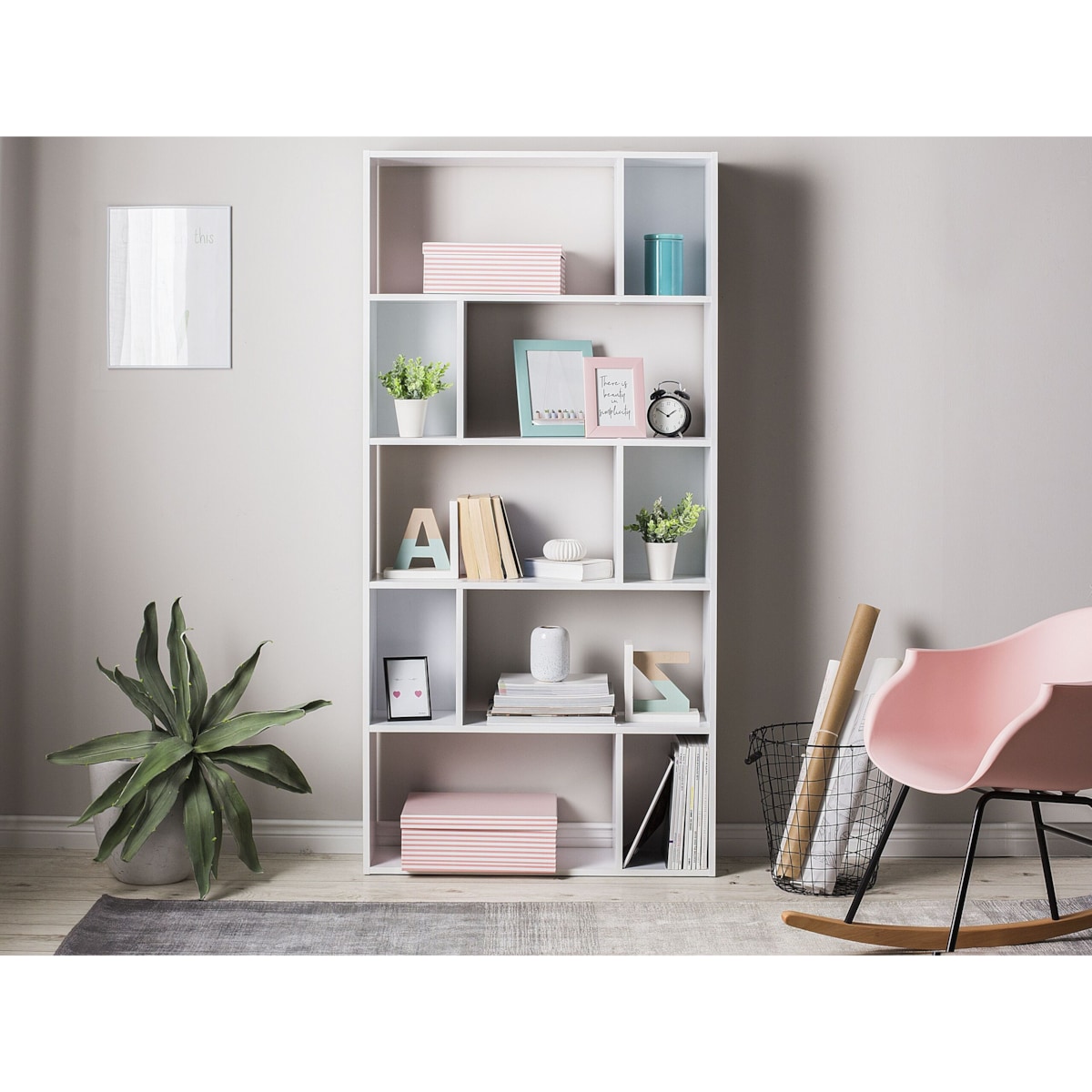 Regał biały ORILLA