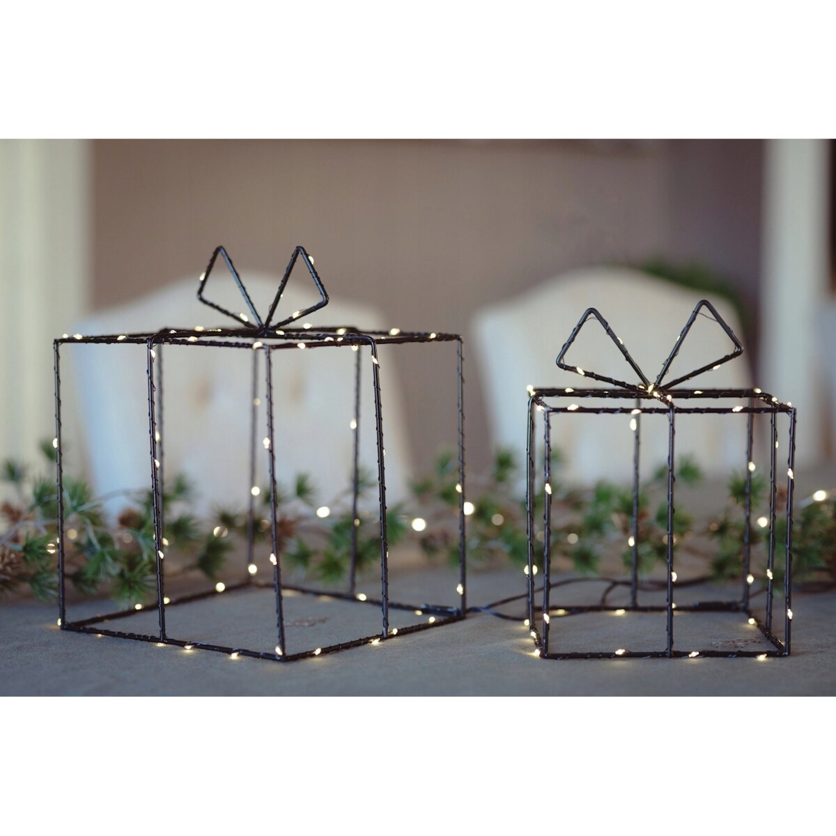 LAMPION LED ŚWIĄTECZNY DO DOMU OGRODU PREZENT 120 diod BOŻE NARODZENIE