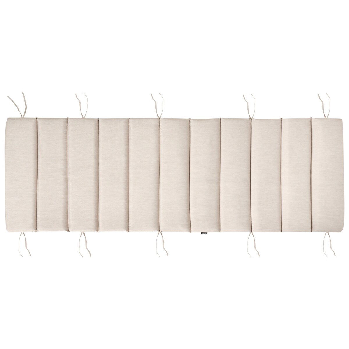 Poduszka na leżak ogrodowy BRESCIA PREMIUM 180 x 60 cm Jasnobeżowy