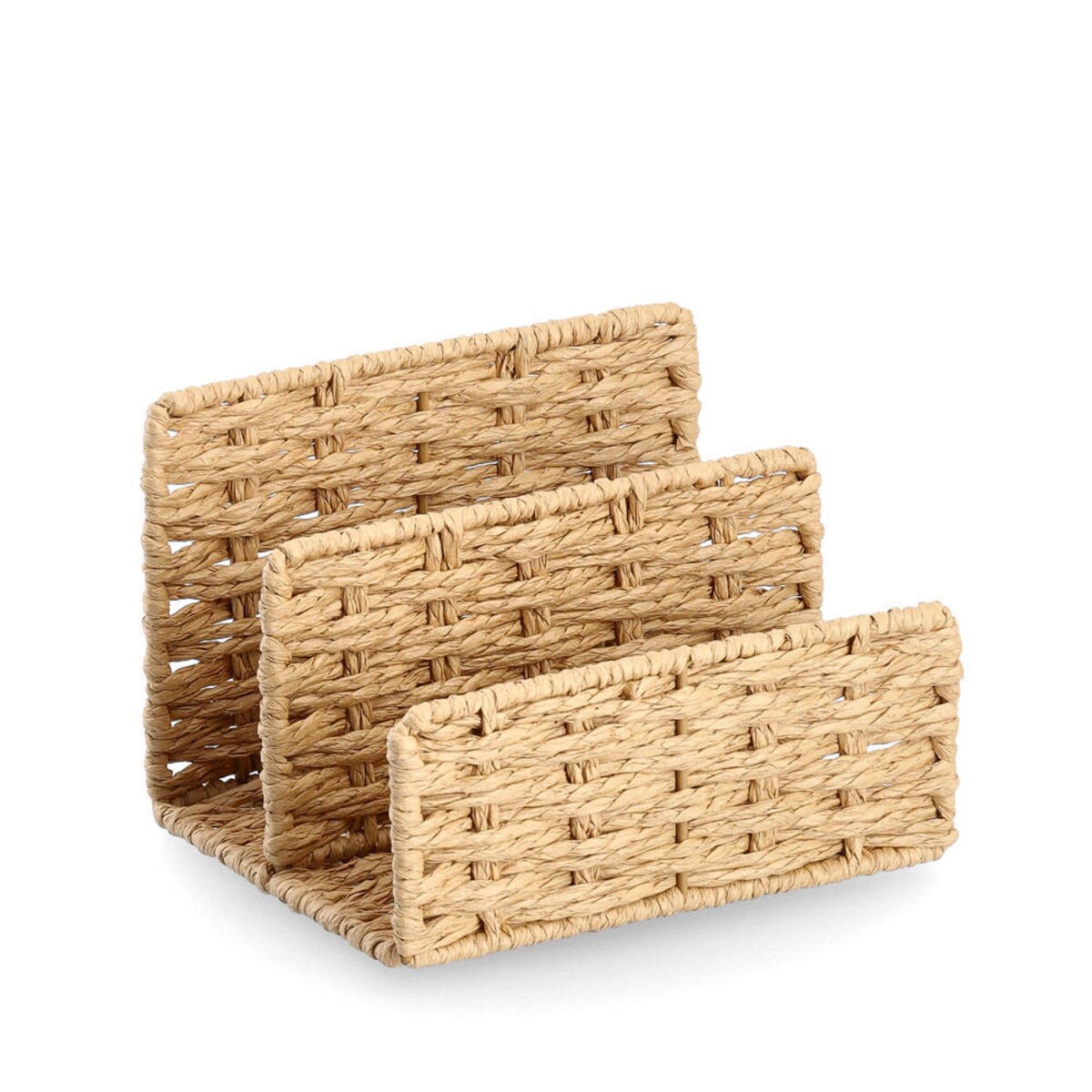 Organizer na korespondencję z papierowej plecionki