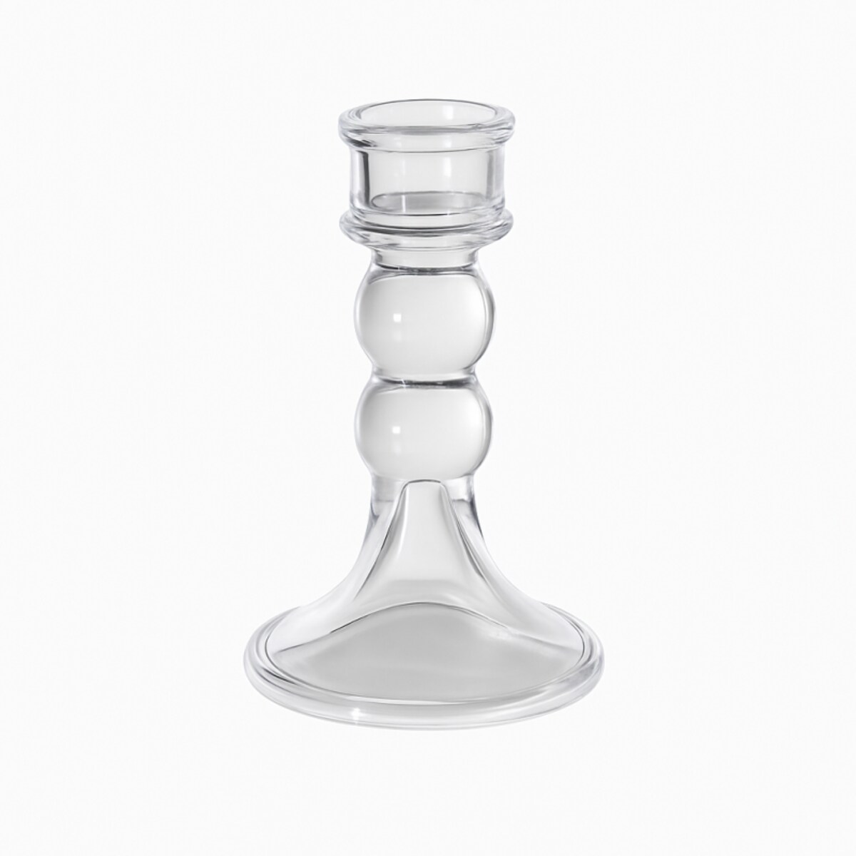 Świecznik dekoracyjny, szklany Glamour 12,5 cm - SW17