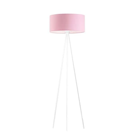 Lampa stojąca podłogowa trójnóg z abażurem walec 40cm JOLLY