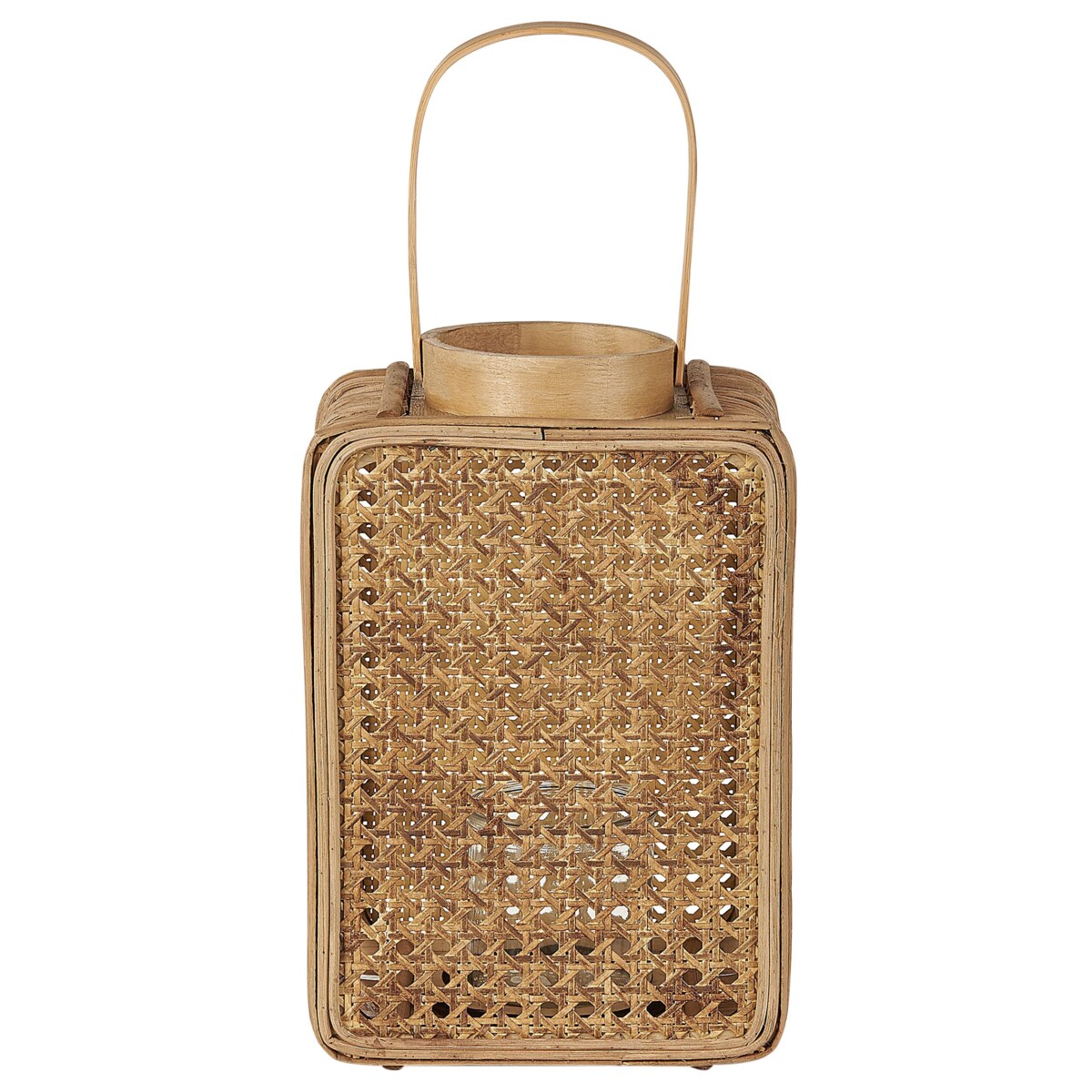 Lampion rattanowy 28 cm naturalny BANTUL