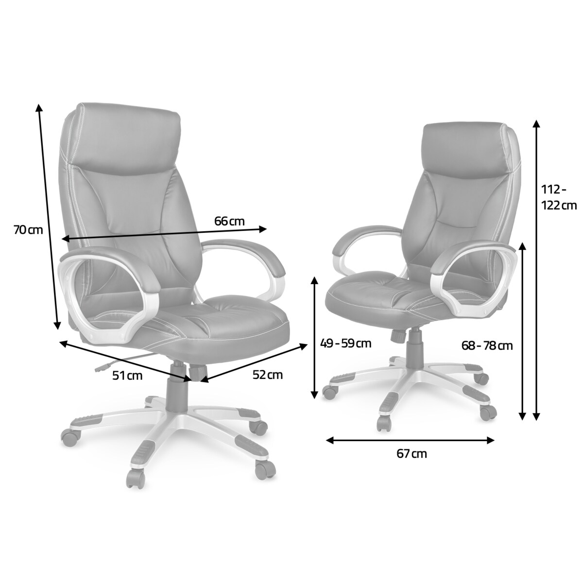 Fotel biurowy obrotowy Sofotel krzesło biurowe brązowe 2231