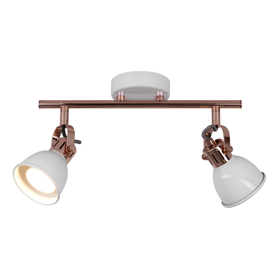 Lampa Sufitowa BRITOP Lighting 2xGU10 Max.50W Modernistyczne Połączenie Miedzi i Bieli, Polski Producent, 1 szt.