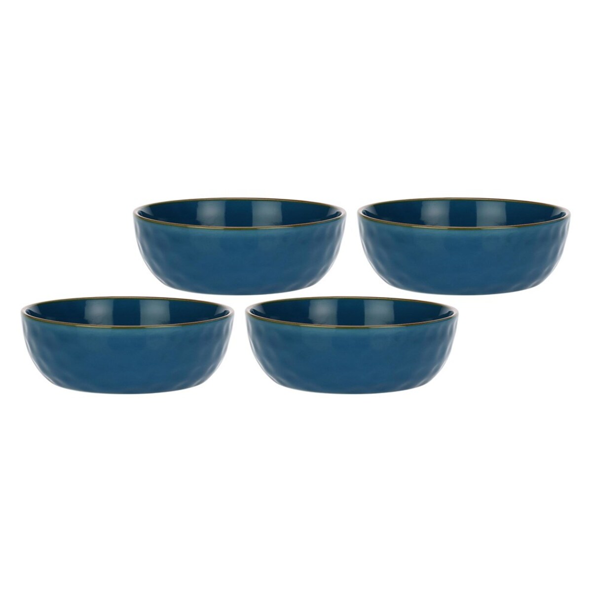 Zestaw 4 misek do sałatek Concerto Blu Avio - Granatowy, 20 cm