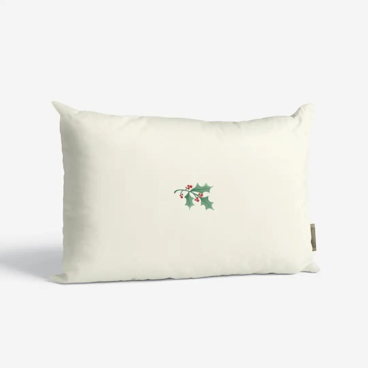 Poduszka świąteczna -Minimalistyczna jemioła