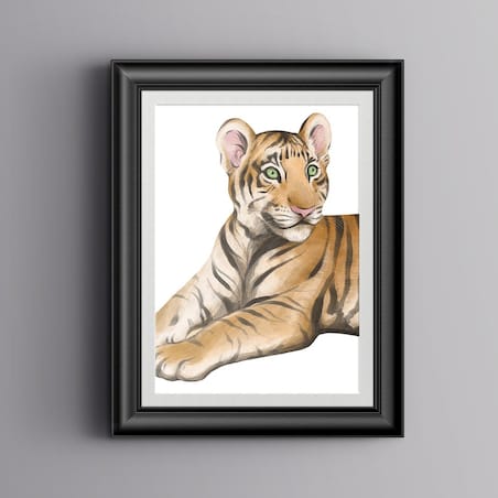 Plakat dla dzieci Tygrys 40x50