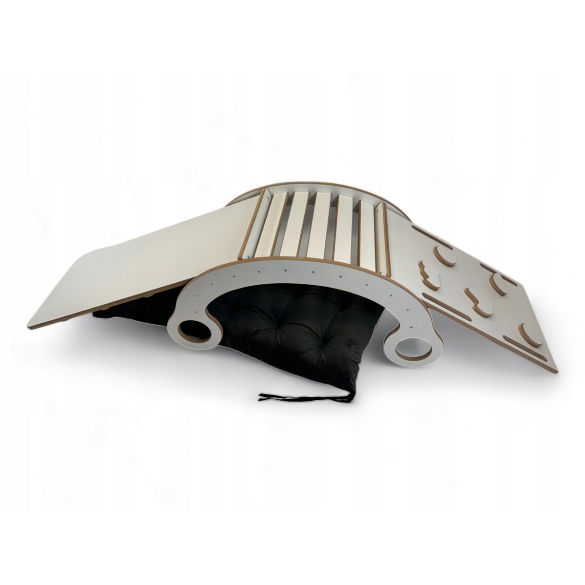 Deska do balansowania + Poduszka Zieleń + Ścianka + Zjeżdżalnia/Drabinka CE