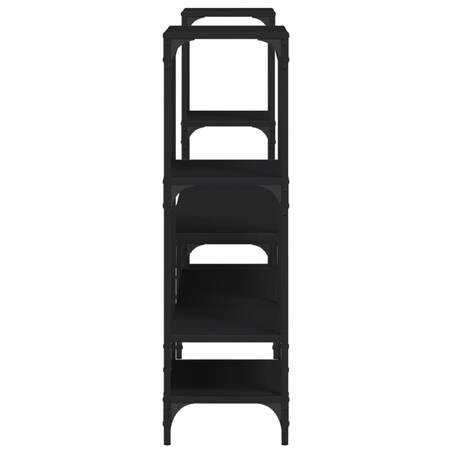 vidaXL Szafka pod TV, czarna, 206,5x28,5x95 cm