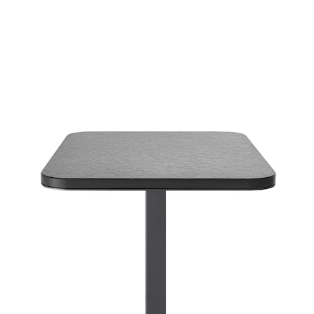 Regulowany stolik pomocniczy BEND M120A z czarnym blatem