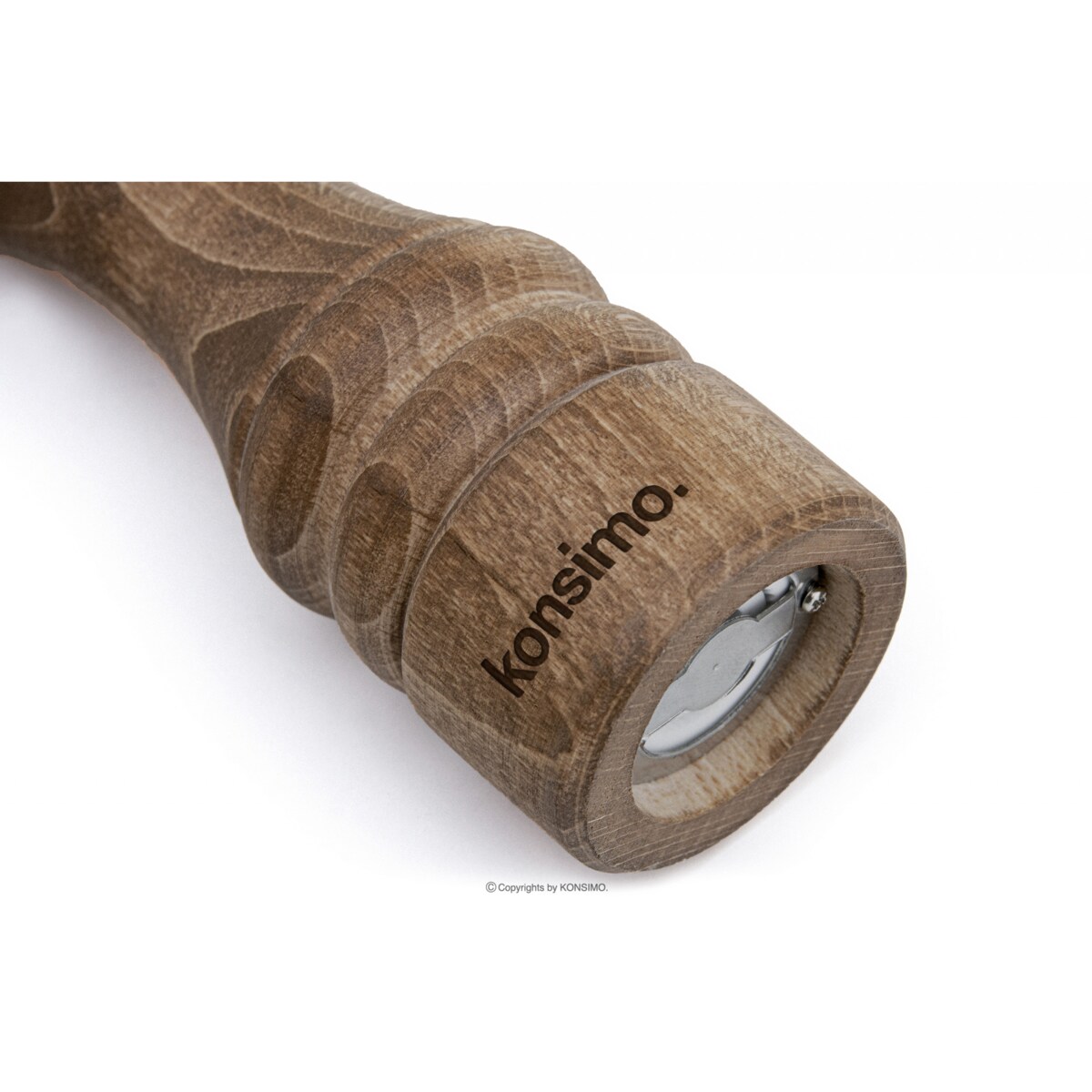 Konsimo MILOS Zestaw młynków 18 cm, 2 szt. orzech olejowany, orzech