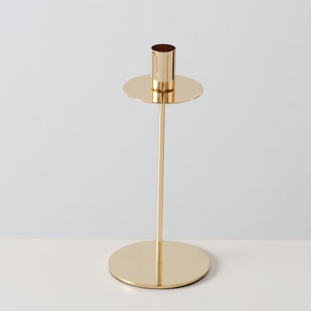 Świeczniki ze złotego metalu PHOENIX, wys. 13-23 cm